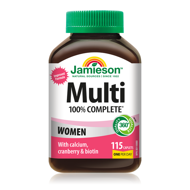 100 Complete Multi For Women Jamieson Vitamins