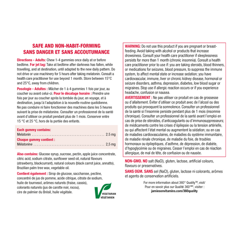 Melatonin Gummies 2.5 mg