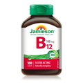 2044 Jamieson Vitamin B12 | Methylcobalamin 100 Tablets 2044_R2063_B12_100mcg_160cc_BTL_MAIN