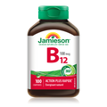 2044 Jamieson Vitamin B12 | Methylcobalamin 100 Tablets 2044_R2063_B12_100mcg_160cc_BTL_MAIN2