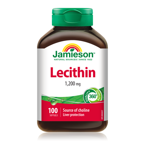 31000241 Jamieson Lecithin 100 Softgels 2102_R2092_Lecithin_1200mg_375cc_BTL_EN