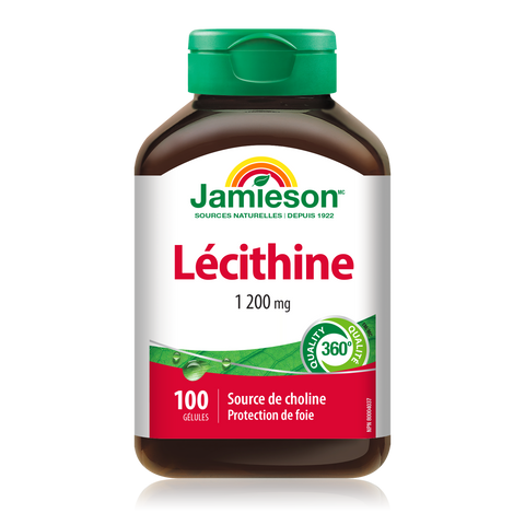 31000241 Jamieson Lecithin 100 Softgels 2102_R2092_Lecithin_1200mg_375cc_BTL_FR