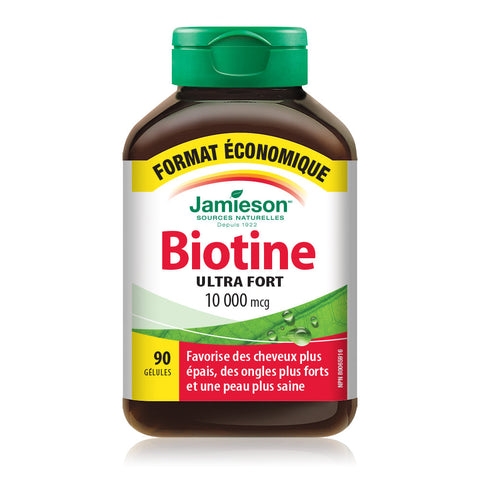 9175_10000 mcg Biotin_Value Size_Bottle FR