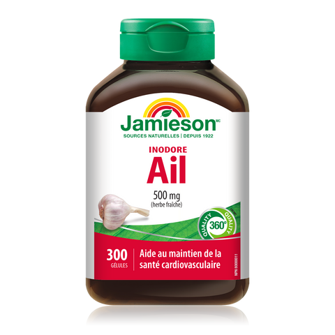 31000318 Jamieson Odourless Garlic 300 Softgels 2596_R2114_Odourless_Garlic_500mg_375cc_BTL_MAIN2