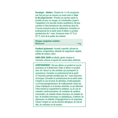 9129_Melatonin 1 mg_NFP_FR