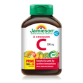 31000304 Jamieson Vitamin C Chewables 500 mg Tablet 31000304_J_C_Chewable_Tropical_BONUS_375cc_21004632_BTL_MAIN2