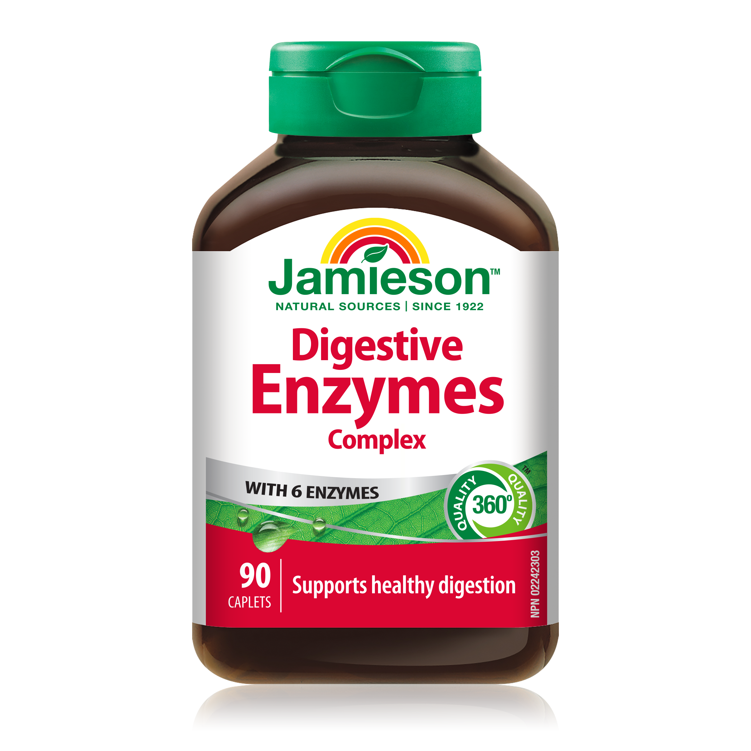 31000330 Jamieson Nutrisentials™ Digestive Enzymes, 31000330_J_DigestiveEnzymes_EX_160cc_21004630_BTL_MAIN