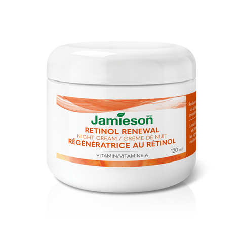 31000415 Jamieson ProVitamina Retinol Night Cream, 120 mL 31000415_J_VitA_Renewal_Cream_120ml_R2055_TUB_BI_ALT
