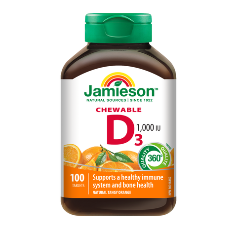 31000444 Jamieson Vitamin D3 Chewables 1,000 IU Tablet 31000444_MAIN