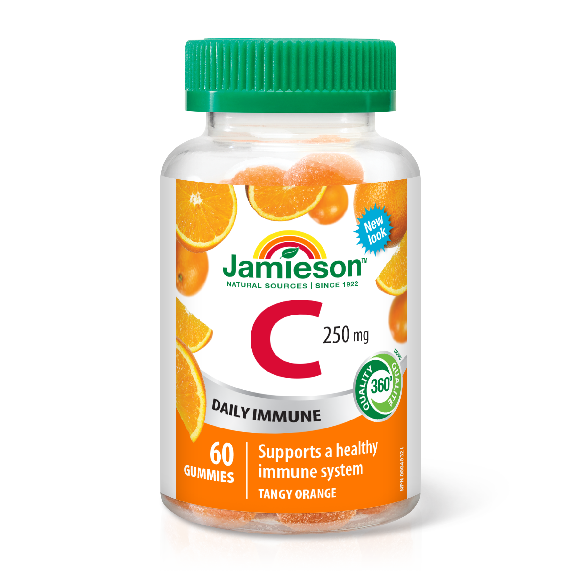 31000491 Jamieson Vitamin C Gummies 250 mg 31000491_J_GUM_C_250mg_Orange_250cc_R2105_BTL_MAIN