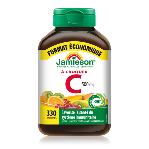 31000630 Jamieson Vitamin C Chewables 500 mg Tablet 31000630_J_C_Chewable_Assorted_VS_750cc_21000448_BTL_MAIN2