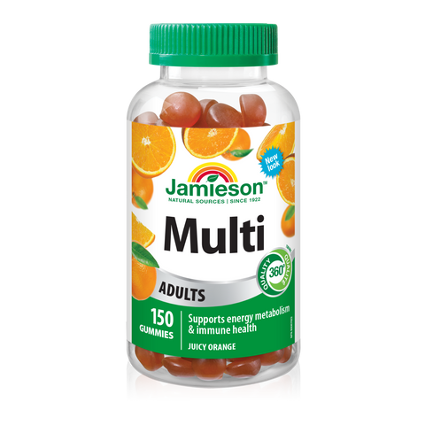 31000925 Jamieson Multivitamins For Adults Gummies 31000925_J_GUM_Multi_Adults_JuicyOrange_625cc_R2025_BTL_MAIN