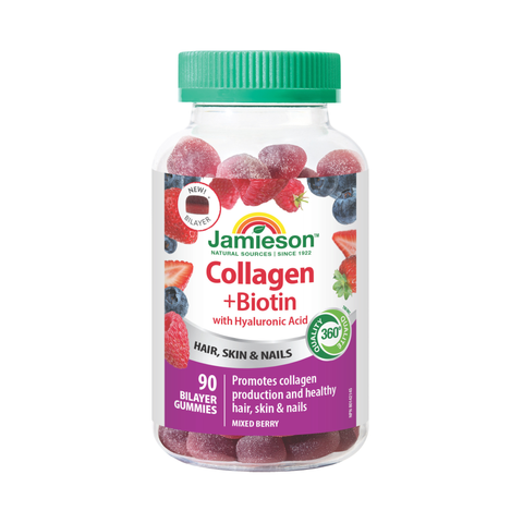 31002410 Jamieson Collagen + Biotin with Hyaluronic Acid Bilayer Gummies, 90 ct 31002410_MAIN2