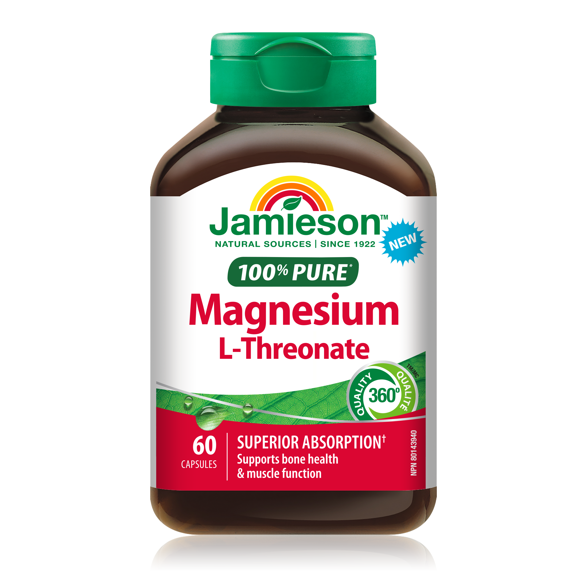 31002418 Jamieson 100% Pure Magnesium L-Threonate Capsules 31002418_1