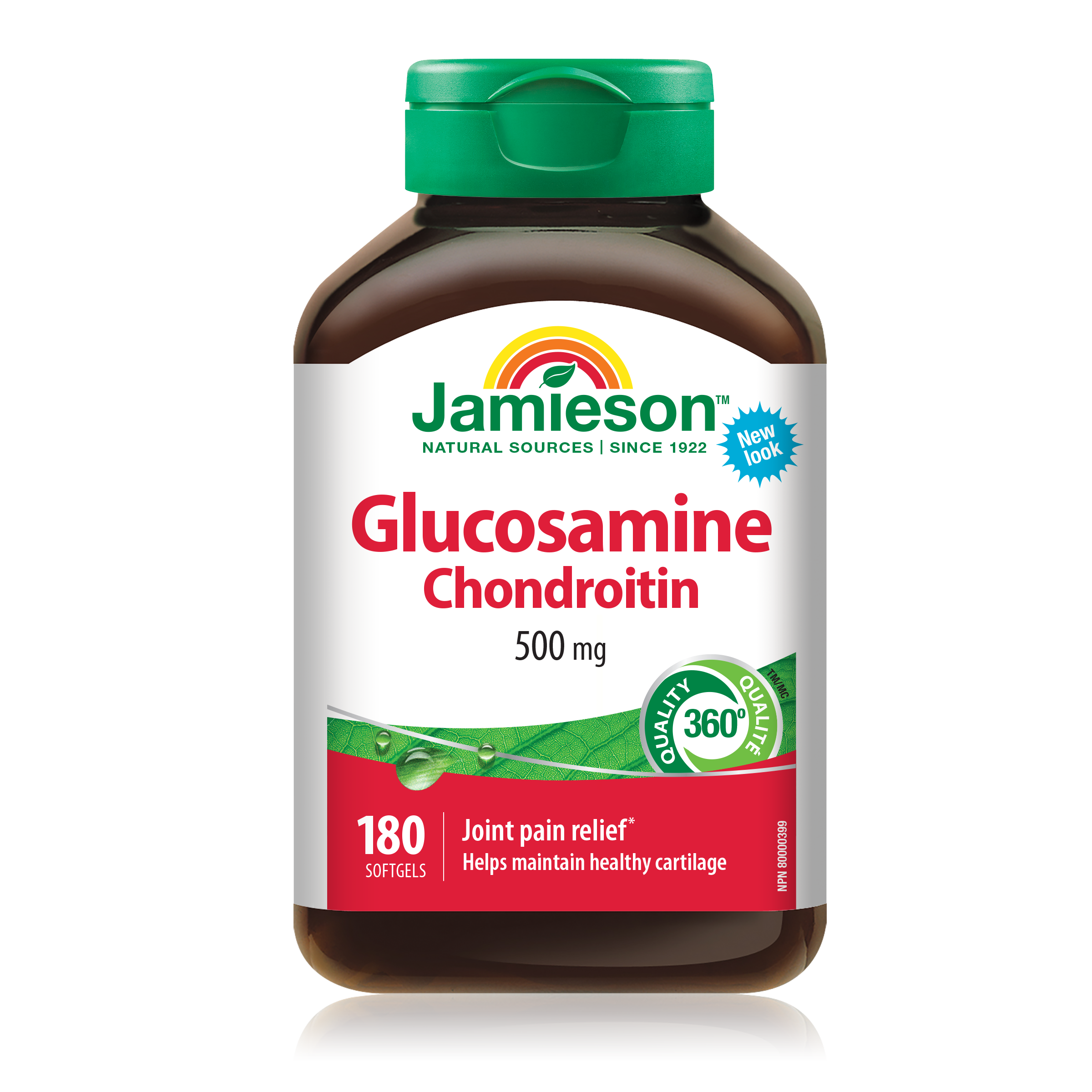 31000366 Jamieson Glucosamine Chondroitin 500 mg, 180 ct 4030_MAIN