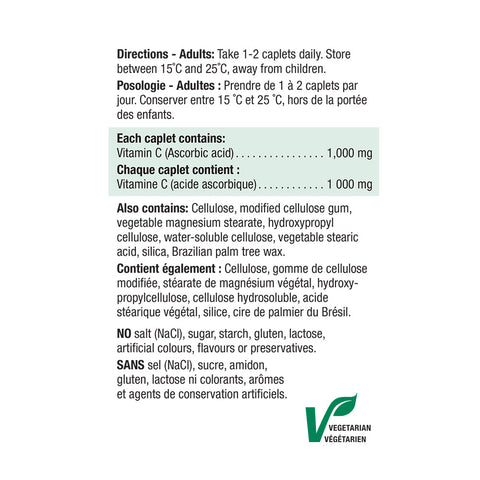 2078 Vitamin C 1000 mg NFP BI