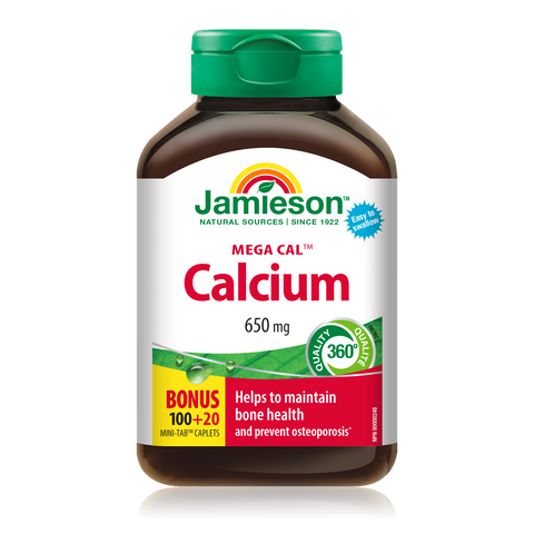 31000400 Jamieson Mega Cal Calcium 650 mg, 120 ct 4870_MAIN