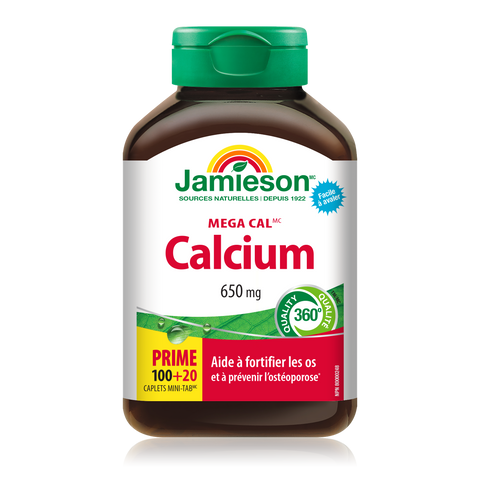 31000400 Jamieson Mega Cal Calcium 650 mg, 120 ct 4870_MAIN2