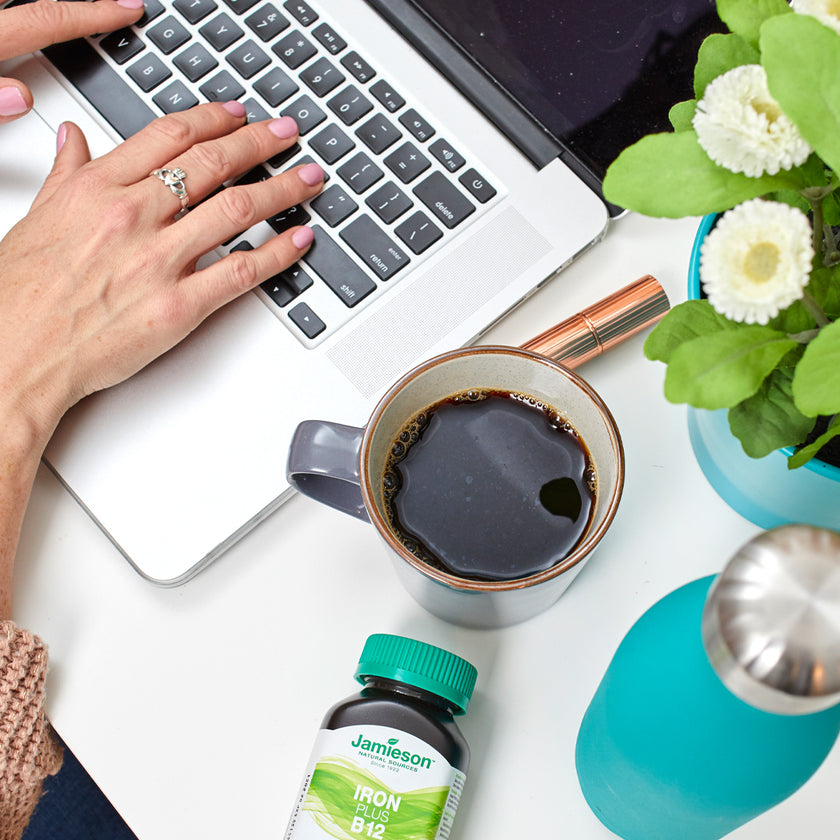 Iron + Vitamin B12 Chewable Jamieson Vitamins