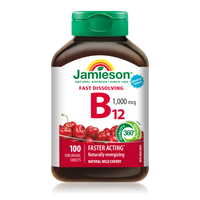 Jamieson Vitamin B12 1,000 mcg Fast Dissolve