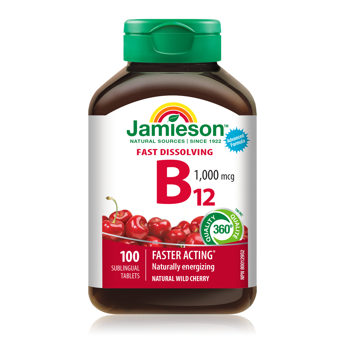 31000424 Jamieson Vitamin B12 Fast-Dissolving 1,000 mcg Tablet 5746_R2083_B12_1000mcg_160cc_BTL_MAIN