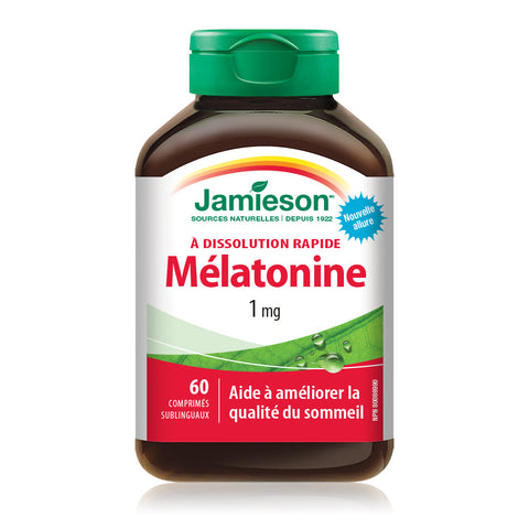 9129_Melatonin 1 mg_Bottle_FR