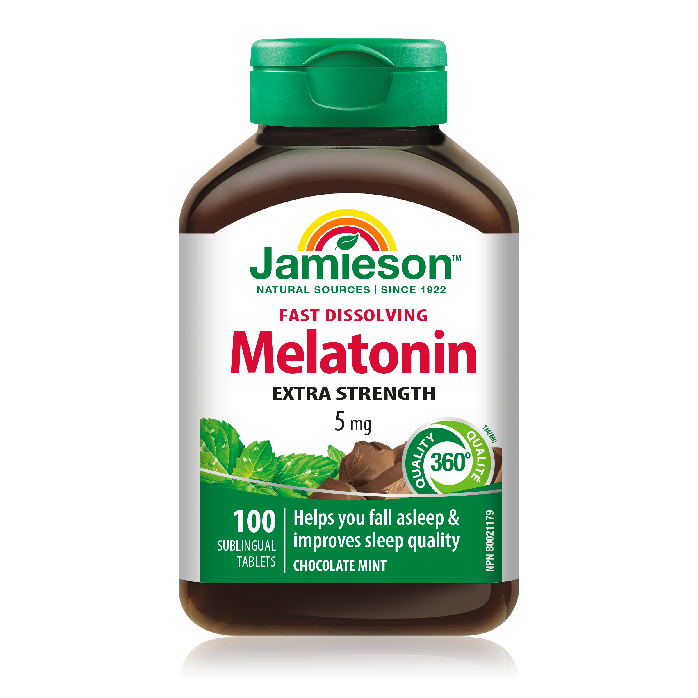 6212 6212_R2054_MelatoninExtra_5mg_ChocoMint_160cc_BTL_MAIN