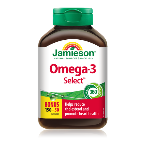 Omega 3 Select 1 000 mg Jamieson Vitamins