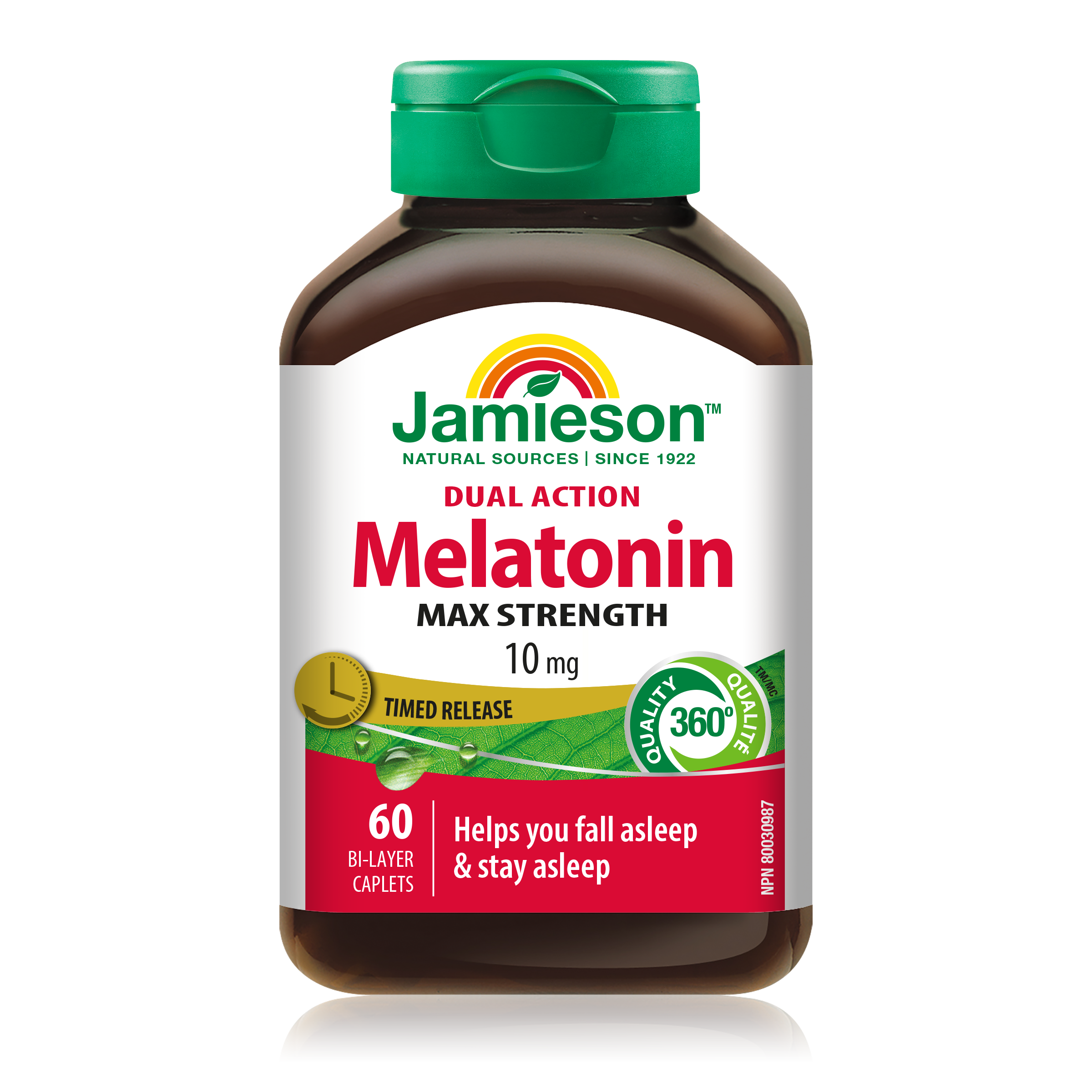 31000477 Jamieson Melatonin Timed Release 10 mg Caplet 6824_R2044_MelatoninMax_TR_160cc_BTL_EN_MAIN