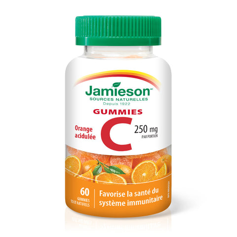 7067 Vitamin C Gummies - Tangy Orange Bottle White Background