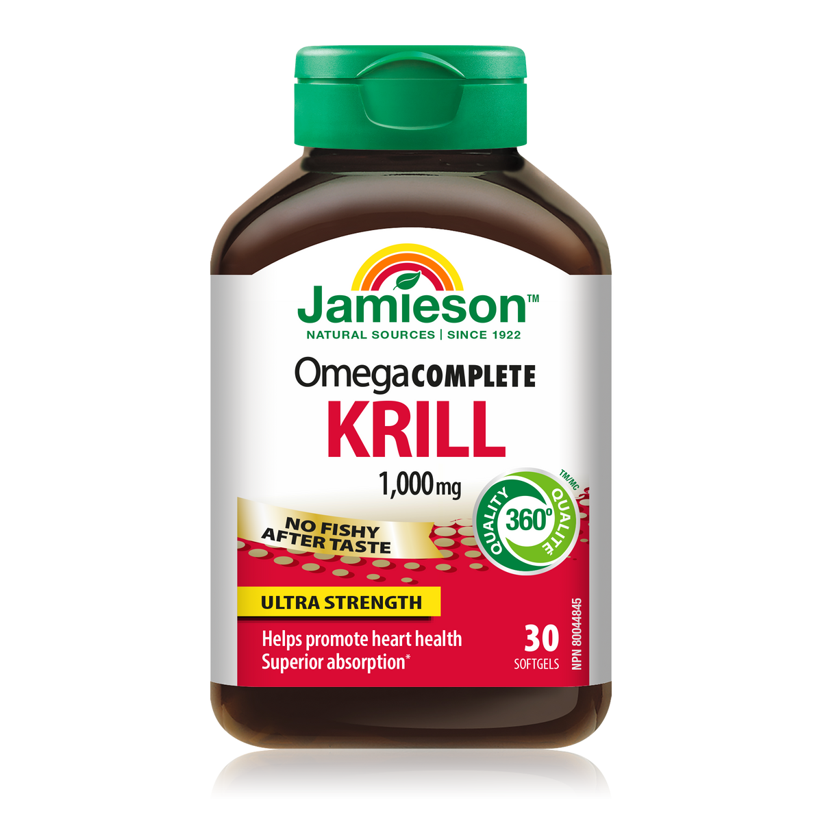 31000573 Jamieson Omega Complete Pure Krill Oil Ultra Strength 1,000 mg, 30 ct 7846_MAIN