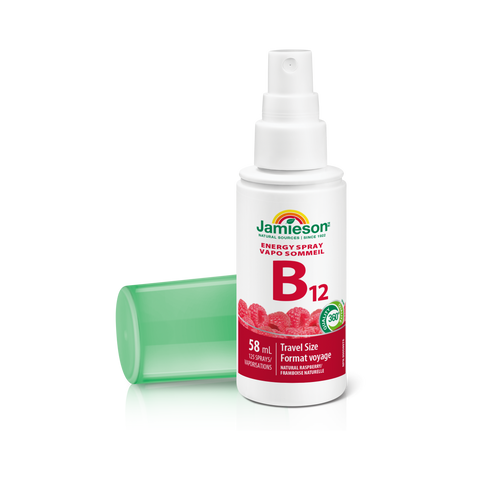31000579 Jamieson Vitamin B12 Energy Spray 500 mcg, 58 mL 7860_R2094_B12_Spray_Raspberry_ALT