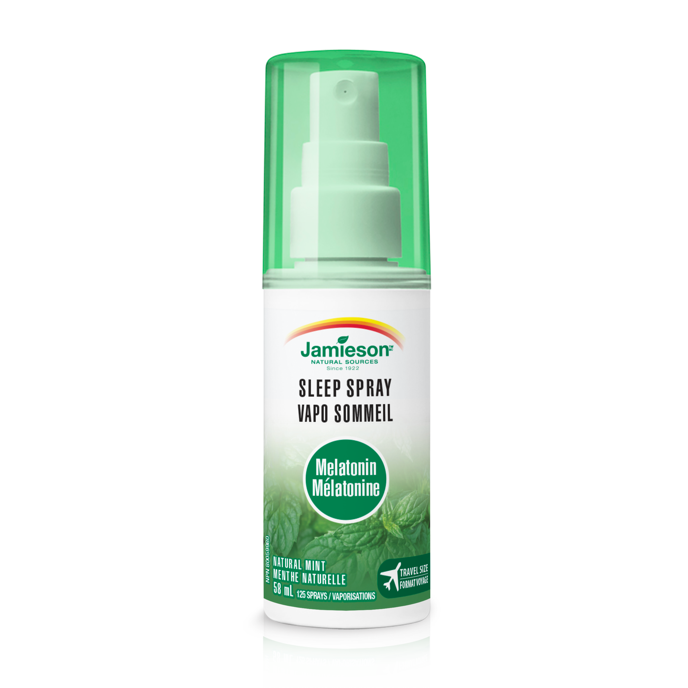 31000580 Jamieson Melatonin Sleep Spray 1 mg, Mint, 58 mL 7861_MAIN