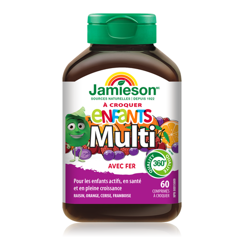 31000592 Jamieson Multivitamin for Kids Chewables, Fruit, 60 ct 7877_MAIN2