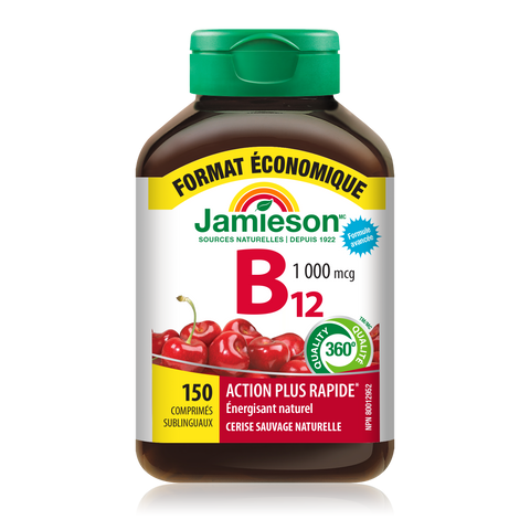 31000628 Jamieson Vitamin B12 Fast-Dissolving 1,000 mcg Tablet 7957_R2083_B12_1000mcg_VS_250cc_BTL_MAIN2