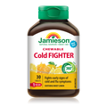 31000835 Jamieson Cold Fighter | Chewable Soothing Honey Lemon Flavour 30 Tablets 9005_R2094_ColdFighter_Chewable_HoneyLemon_160cc_BTL_MAIN