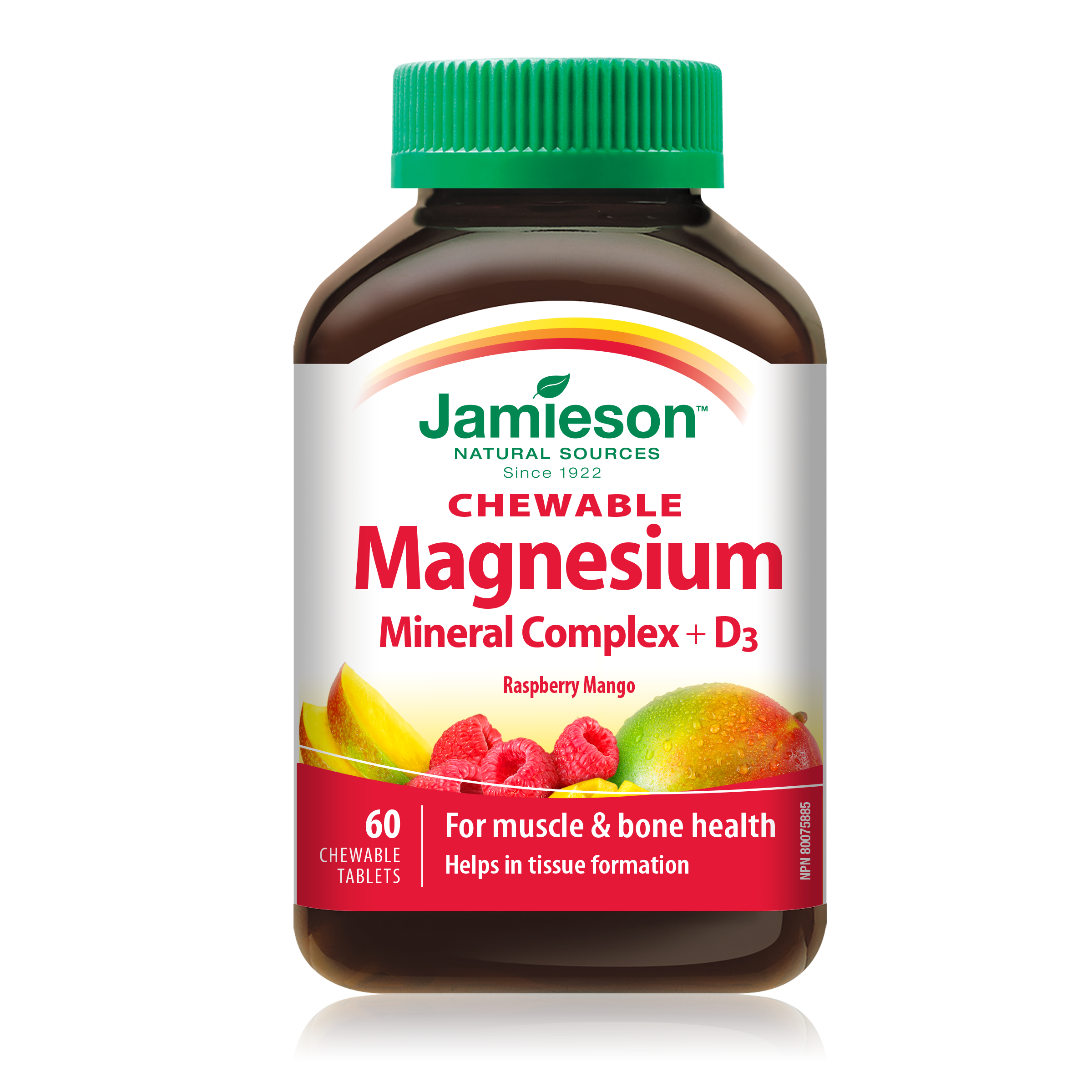 31000837 Jamieson Magnesium Mineral Complex Raspberry Mango Flavour 60 Tablets 9007_MAIN