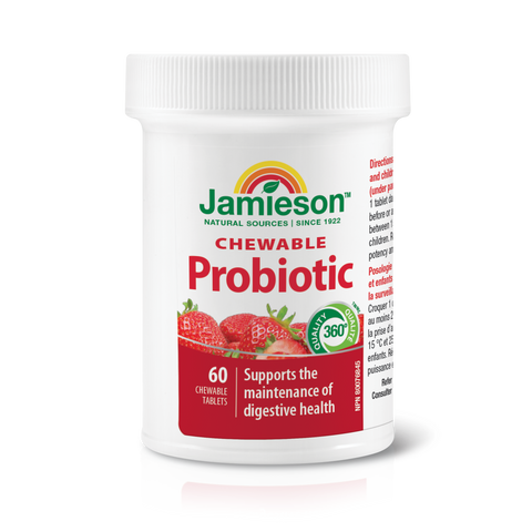 31000840 Jamieson Chewable Probiotic 2 Billion CFU, 60 ct 9011_ALT
