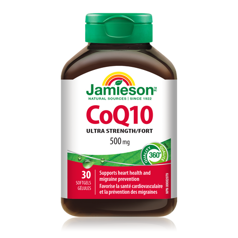 31000857 Jamieson CoQ10 500mg 30 Softgels 9039_R2114_CoQ10_500mg_US_160cc_BTL_MAIN