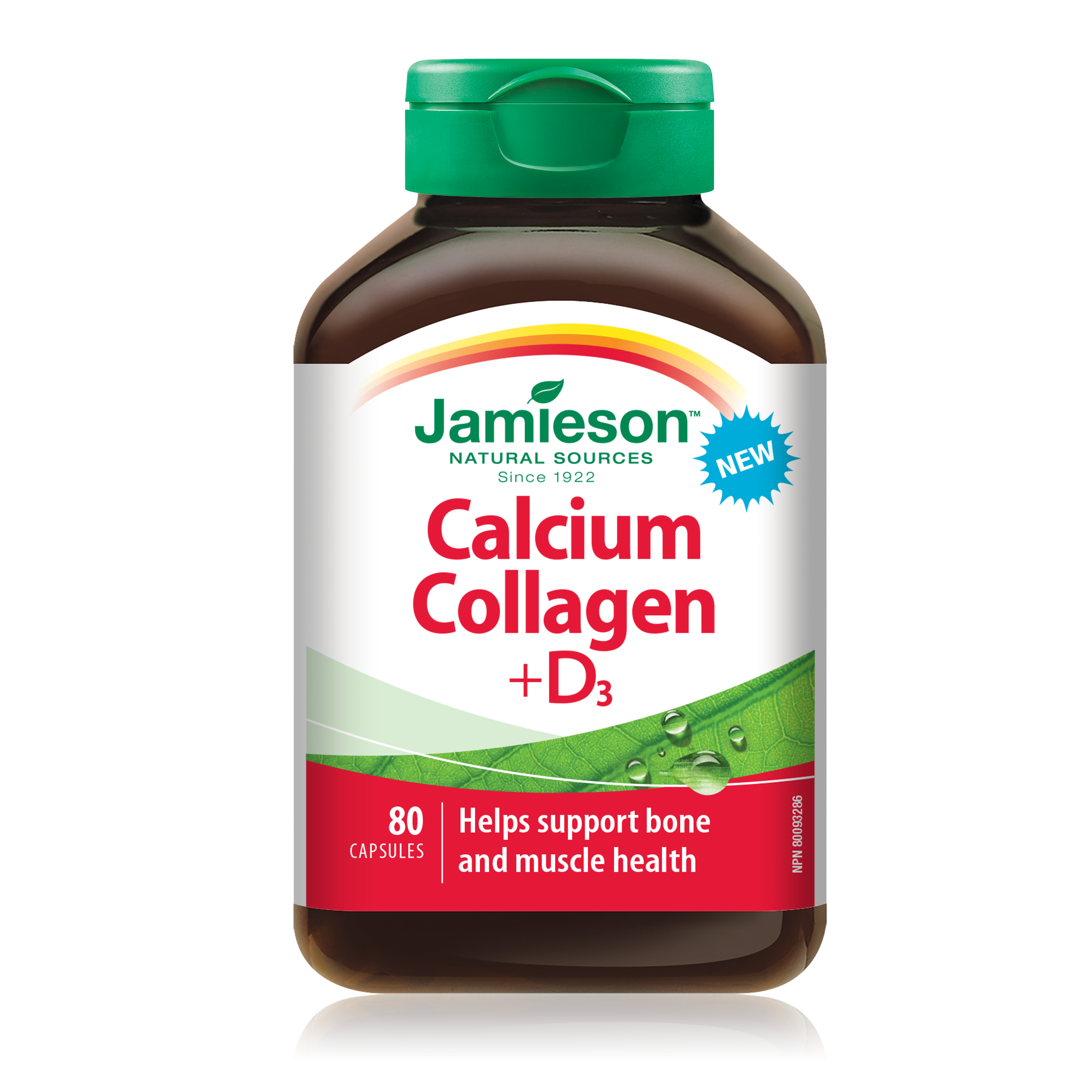 31000880 Jamieson Calcium Collagen + D3, 80 ct 9092_MAIN