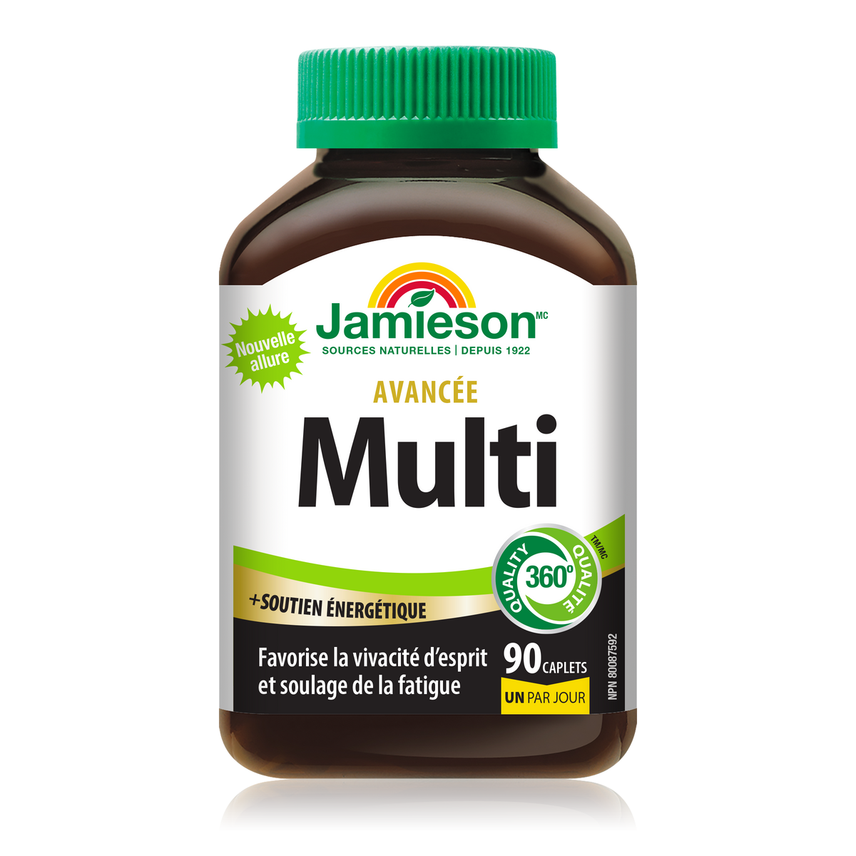 31000897 Jamieson Advanced Multivitamin & Energy Support, 90 ct 9124_R2024_MULTI_Adv+Energy_250cc_BTL_FR