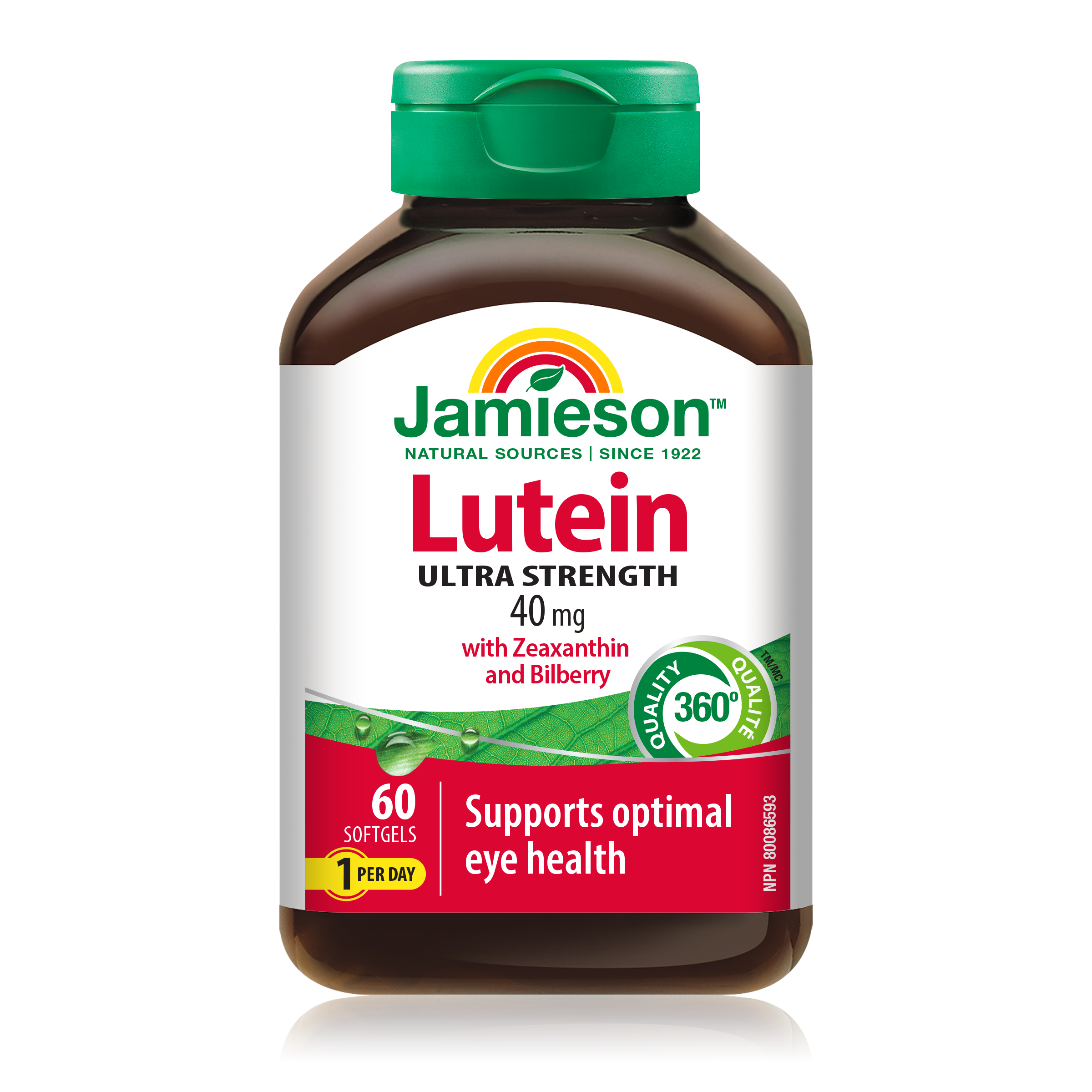 31000926 Jamieson Lutein with Zeaxanthin & Bilberry 40 mg, 60 ct 9164_MAIN