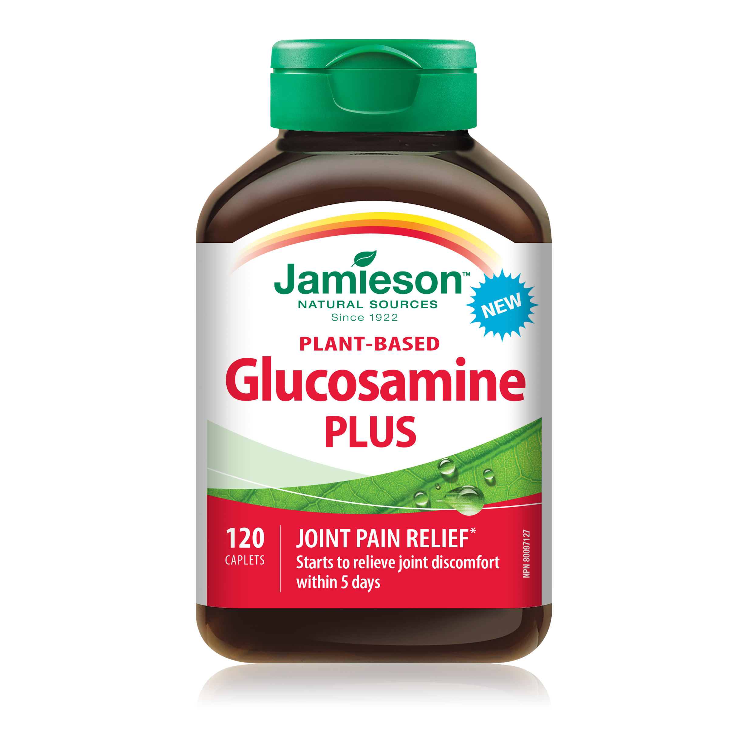 31000991 Jamieson Plant-Based Glucosamine Plus, 120 ct 9264_MAIN
