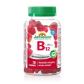 31001110 Jamieson Vitamin B12 Gummy Raspberry Flavour 70 Gummies 9548_R2094_GUM_B12_1200mcg_300cc_BTL_MAIN