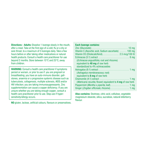31001134 Jamieson Zinc Lozenges Lozenge 9586_NFP