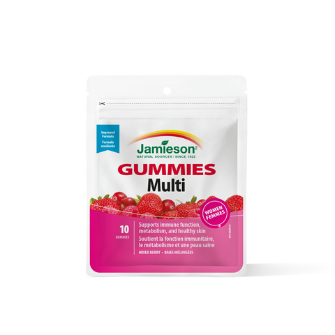 31001137 Jamieson Multivitamins For Women Gummies, Mixed Berry, 130 ct 9589_MAIN