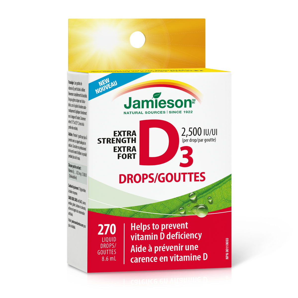 Vitamin D3 Extra Strength Drops &ndash; Jamieson Vitamins
