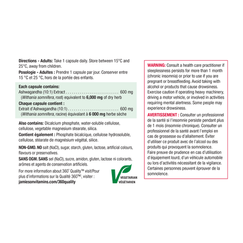 31001249 Jamieson Ashwagandha Capsules 9848_NFP