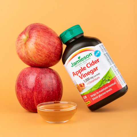 Vinaigre de cidre de pomme 450 mg (180 gélules) - NOW Foods