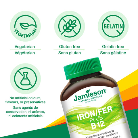 31000931 Jamieson Iron + Vitamin B12 Chewable, Tropical Mango, 45 ct a600uptcfrnt9ebfk9ht